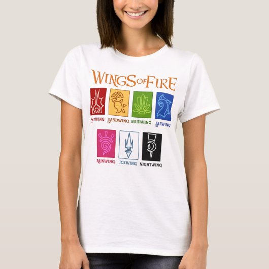 Vleugels van vuur Koningin van Pyrrhia Darkstalker T-shirt (Voorkant)