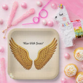 Vleugels van weelde papieren bordje (Feest)