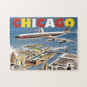  vleugelvliegtuig van Chicago Legpuzzel