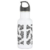 Vleugelvlinderpatroon Waterfles (Achterkant)