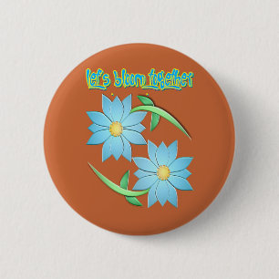 vleugje lente ronde button 5,7 cm