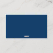 Vleur de lis blauw/goud visitekaartje (Achterkant)