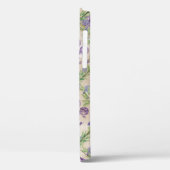Vleur-de-lis-patroon - waterverf Iris Case-Mate iPhone Case (Achterkant / Links)