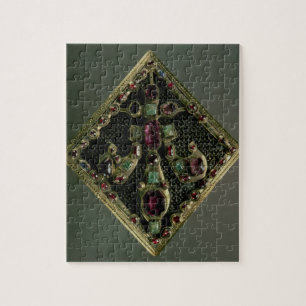 Vleur-de-lys botsing, die van oudsher belo wordt g legpuzzel