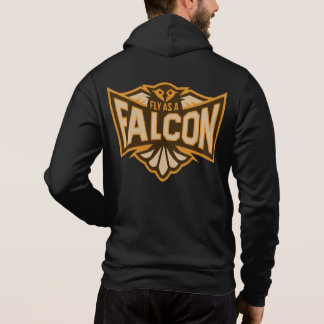 Vlieg als een valk sepia hoodie
