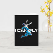 Vlieg Badminton Player Shuttle Trainer Racket Spor Kaart (Gele Bloem)