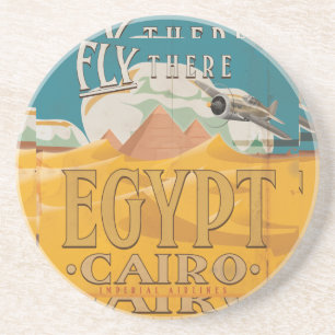 Vlieg Daarheen - Egypte Zandsteen Onderzetter