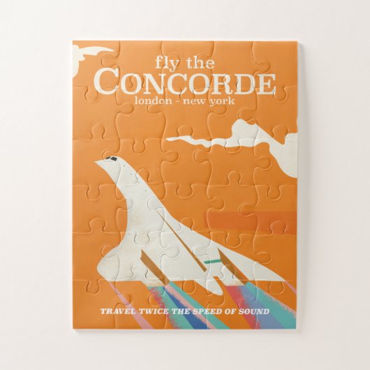 Vlieg de Concorde Legpuzzel (Verticaal)