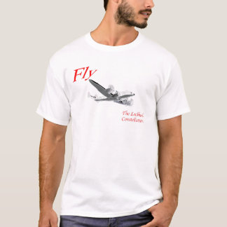 Vlieg de Lockheed Constellatie T-shirt