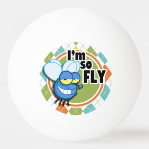Vlieg dus! Kleurrijk argyle patroon Pingpongballen