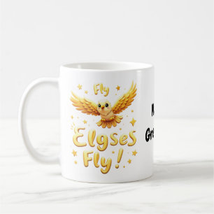 Vlieg Elgses Vlieg Inspirerende Adelaar Kunst Koffiemok