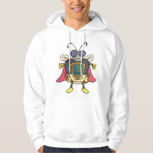 Vlieg God Superheld Vliegt Insect Karakter Hoodie