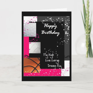 Vlieg hoog, leef groot, droom groot kaart