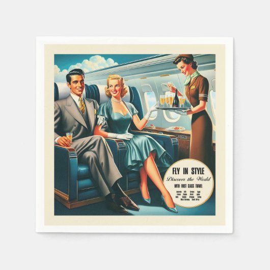 Vlieg in stijl servet (Voorkant)