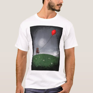 Vlieg je kleine rode baloon T-shirt