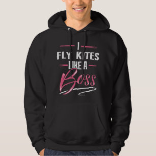VLIEG KITES Als een baas tshirt Lady Boss Meisje P