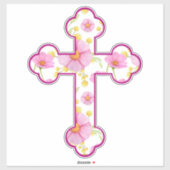 Vlieg  kruisStickers. Sticker (Vel)