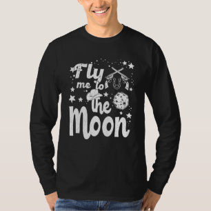 Vlieg Me Naar De Manen Outfits Country Muziek Vint T-shirt