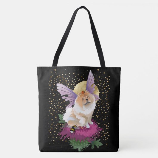 VLIEG ME NAAR HET MOON-chow kruislichaam en canvas Draagtas (Voorkant)
