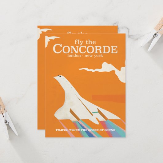 Vlieg met de Concorde (Voorkant / Achterkant in situ)