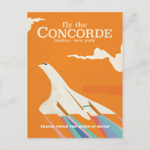 Vlieg met de Concorde Briefkaart