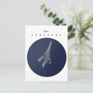 Vlieg met de Concorde Reisposter Briefkaart