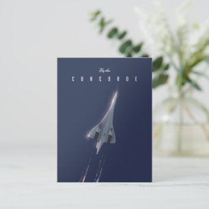 Vlieg met de Concorde Reisposter Briefkaart