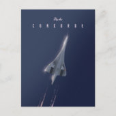 Vlieg met de Concorde Reisposter Briefkaart (Voorkant)