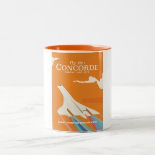 Vlieg met de Concorde Tweekleurige Koffiemok