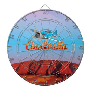 Vlieg naar Australië Dartbord