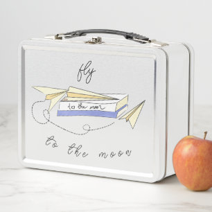 Vlieg naar de Maan Metal Lunchbox