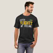 Vlieg niet grappig t-shirt (Voorkant volledig)