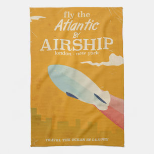 Vlieg over de Atlantische Oceaan met luchtschip Vi Theedoek