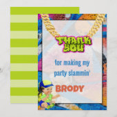 Vlieg Prins Baby Bedankt Briefje Kaart (Voorkant / Achterkant)