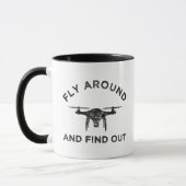 Vlieg rond en ontdek de grappige drone-piloot mok (Links)