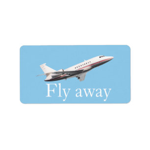 Vlieg weg etiket