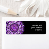 Vlieg weg Paarse caleidoscoop Etiket (Insitu)