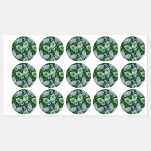 Vlieg weg Paisley Butterfly Print groen Labels