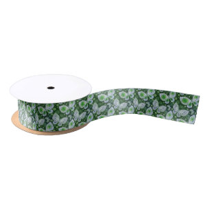 Vlieg weg Paisley Butterfly Print groen Lint