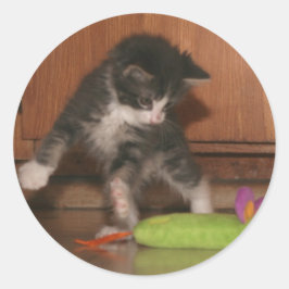 Vliegaanval Ronde Sticker