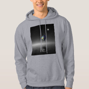 Vliegballon selectieve minimalistische fotografie hoodie