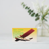 Vliegboot PBY Catalina Visitekaartje (Staand voorkant)