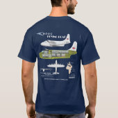 Vliegboot - Short Solent T-shirt (Achterkant)