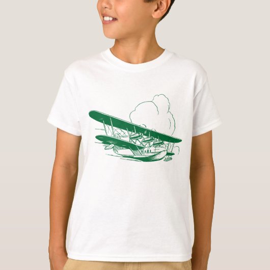 vliegboot t-shirt (Voorkant)