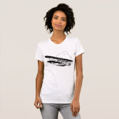 vliegboot t-shirt (Voorkant volledig)