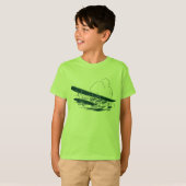 vliegboot t-shirt (Voorkant volledig)