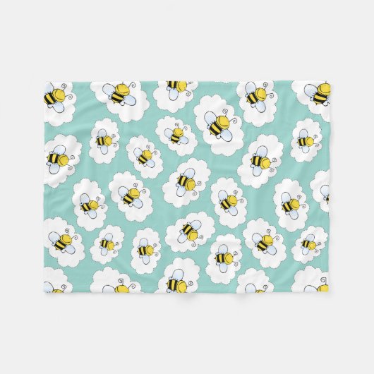 Vliegdekens voor kattenbijen fleece deken (Voorkant (Horizontaal))