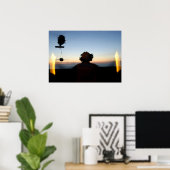 Vliegdekschip Crewman Poster (Thuiskantoor)