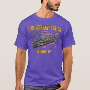 Vliegdekschip USS Oriskany CVA34 Veteranen Dag Fa T-shirt