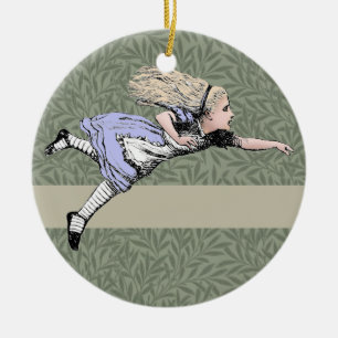 Vliegen Alice in Wonderland kijken glas Keramisch Ornament